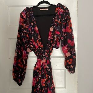 Hutch long wrap maxi dress worn once